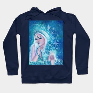 Khione goddess of snow by Renee Lavoie Hoodie